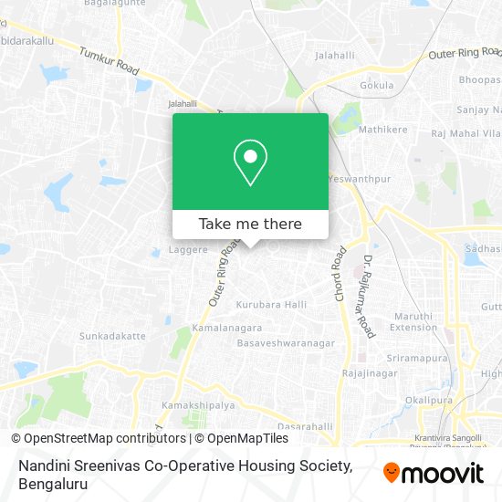 Nandini Sreenivas Co-Operative Housing Society map