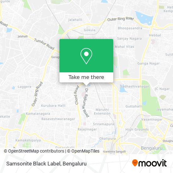 Samsonite Black Label map