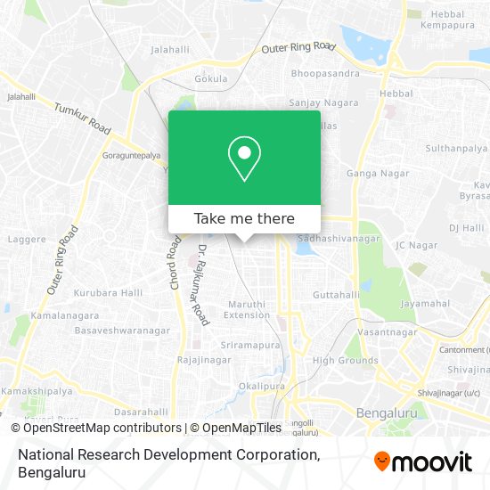 National Research Development Corporation map