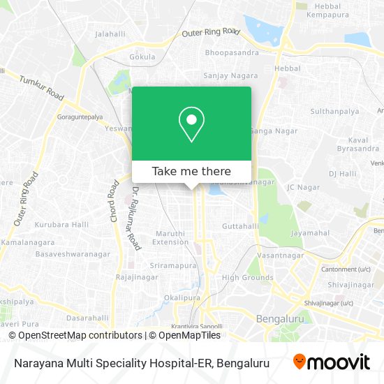 Narayana Multi Speciality Hospital-ER map