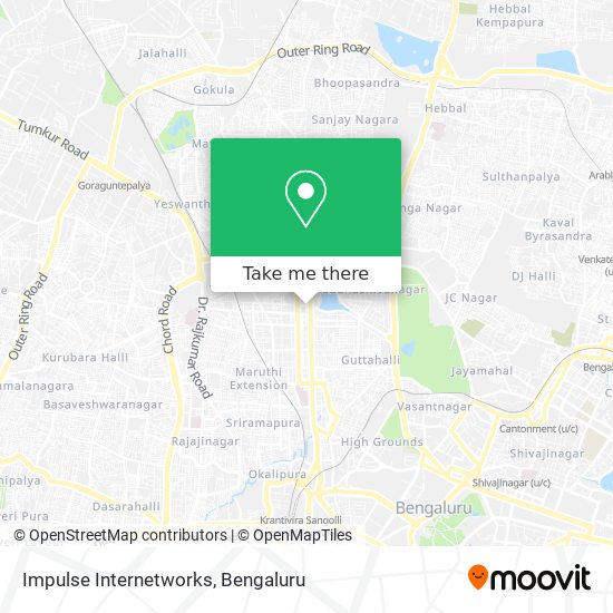 Impulse Internetworks map