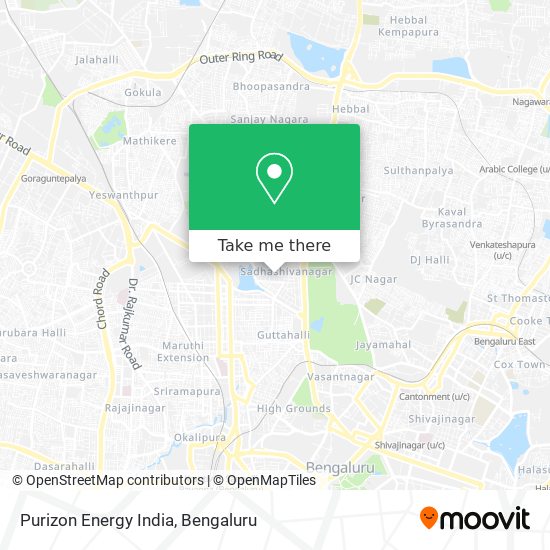 Purizon Energy India map