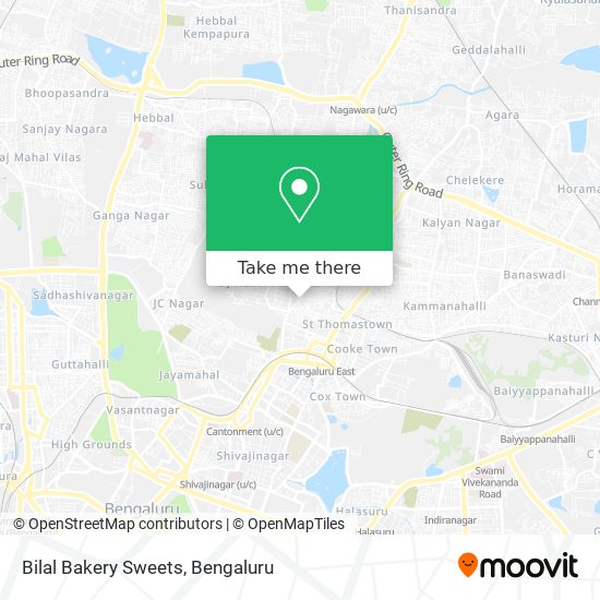 Bilal Bakery Sweets map