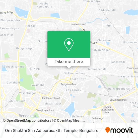 Om Shakthi Shri Adiparasakthi Temple map