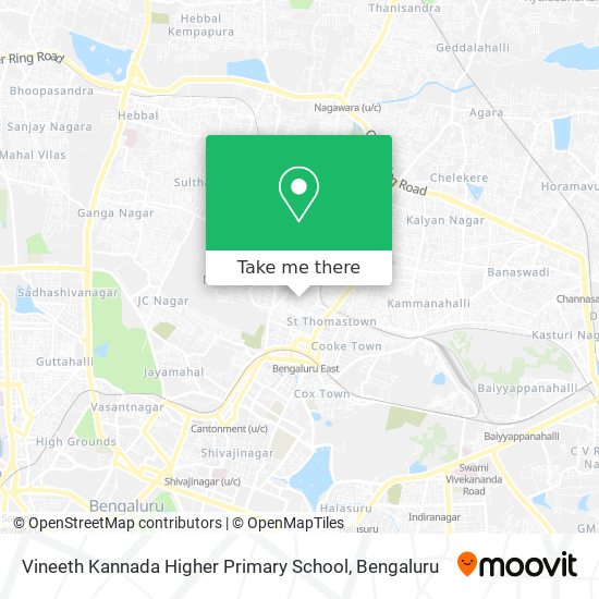 Vineeth Kannada Higher Primary School map