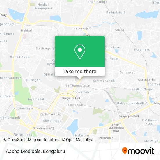 Aacha Medicals map