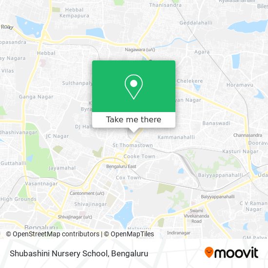 Shubashini Nursery School map