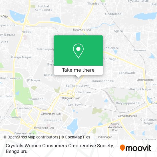 Crystals Women Consumers Co-operative Society map