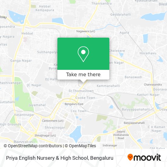 Priya English Nursery & High School map