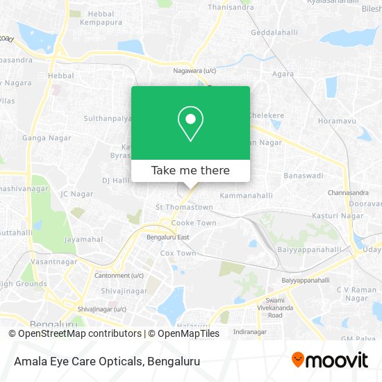 Amala Eye Care Opticals map