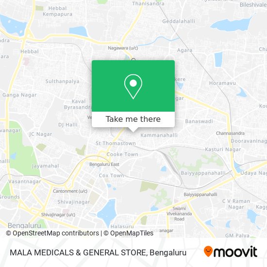 MALA MEDICALS & GENERAL STORE map