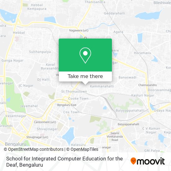 School for Integrated Computer Education for the Deaf map