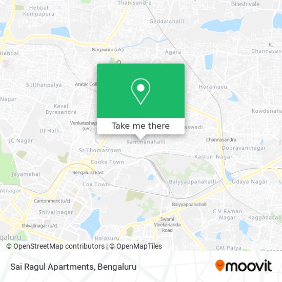 Sai Ragul Apartments map