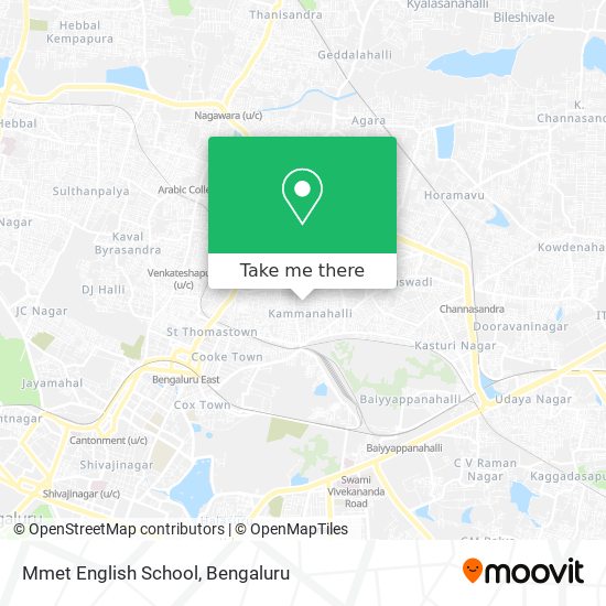 Mmet English School map