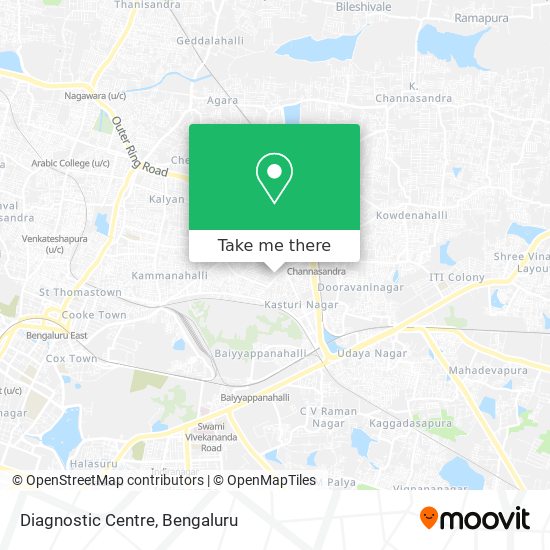 Diagnostic Centre map