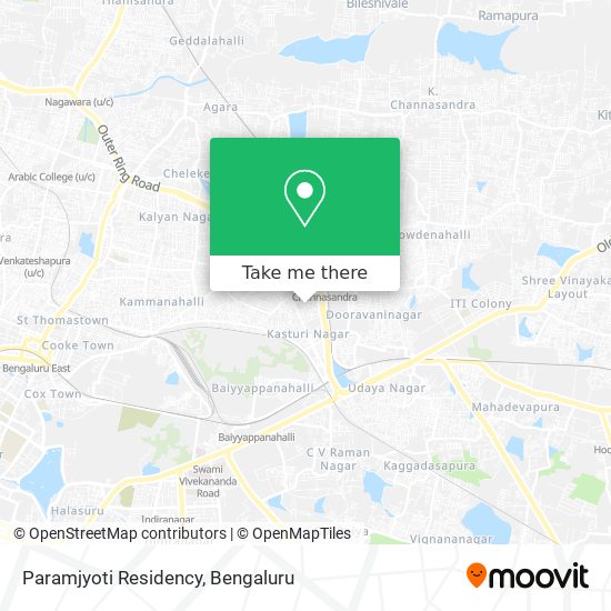 Paramjyoti Residency map