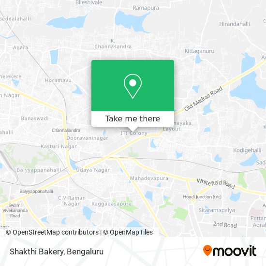 Shakthi Bakery map
