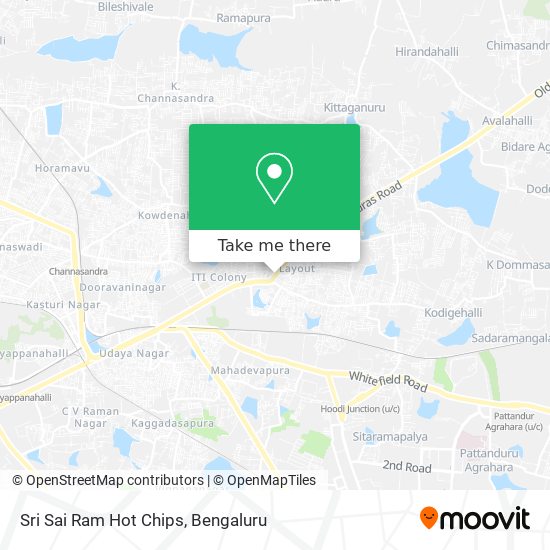 Sri Sai Ram Hot Chips map