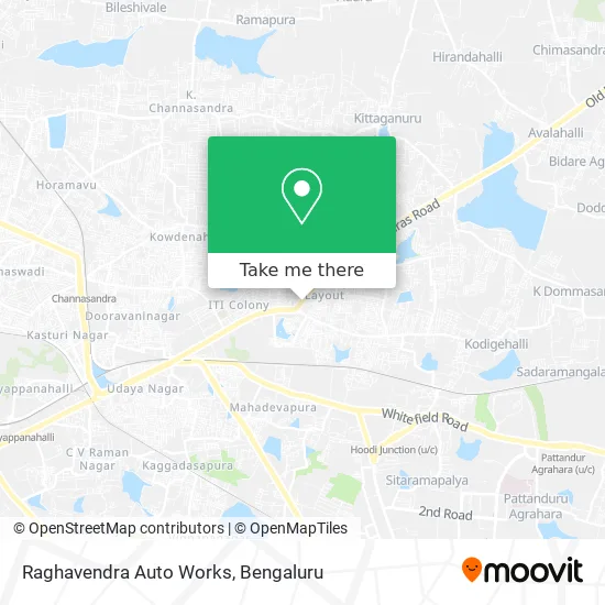 Raghavendra Auto Works map