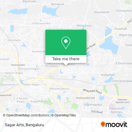 Sagar Arts map