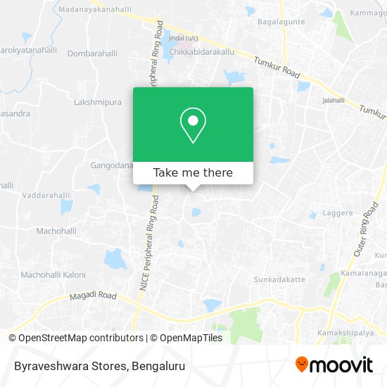 Byraveshwara Stores map