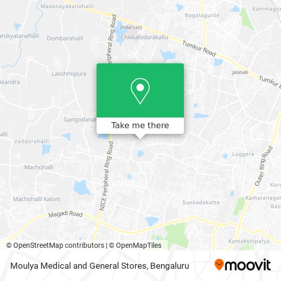 Moulya Medical and General Stores map