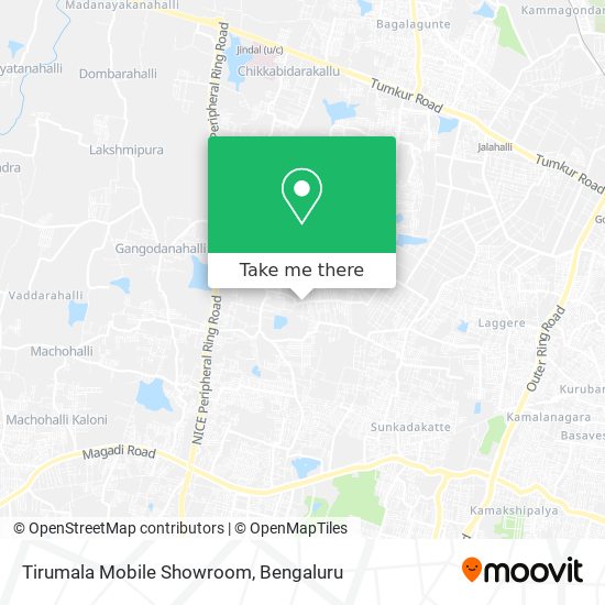 Tirumala Mobile Showroom map