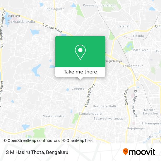 S M Hasiru Thota map