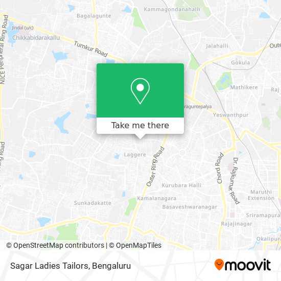 Sagar Ladies Tailors map