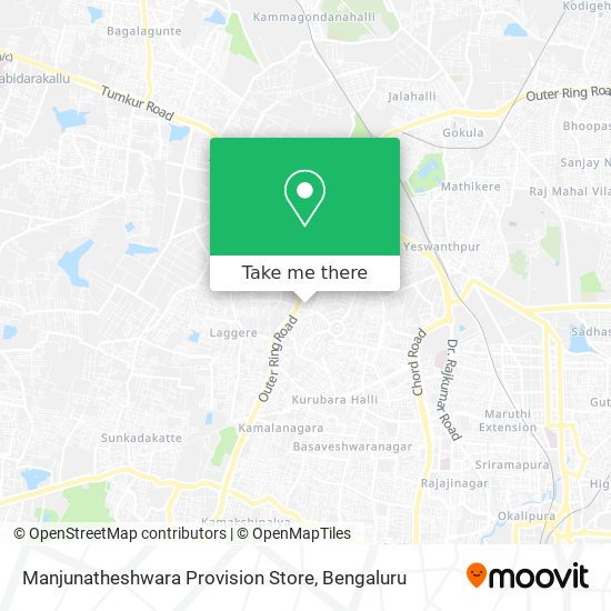 Manjunatheshwara Provision Store map