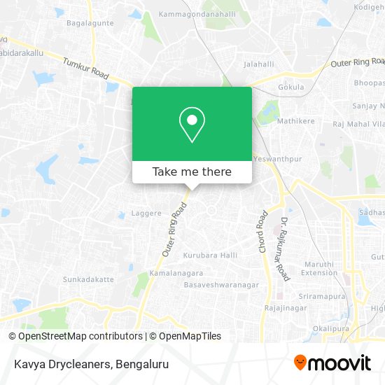 Kavya Drycleaners map