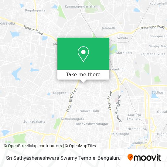 Sri Sathyasheneshwara Swamy Temple map