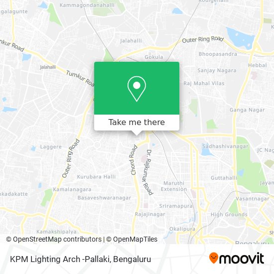 KPM Lighting Arch -Pallaki map