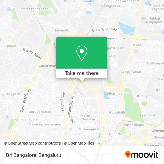 B4 Bangalore map