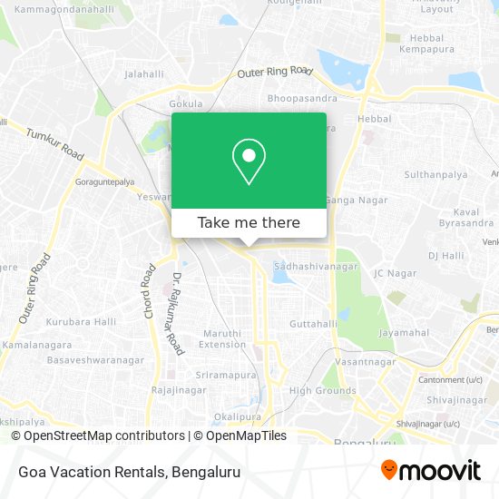 Goa Vacation Rentals map