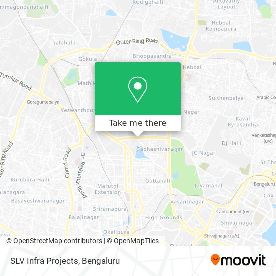 SLV Infra Projects map