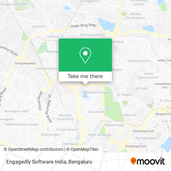Engagedly Software India map