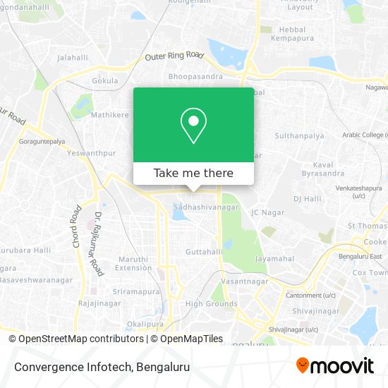 Convergence Infotech map