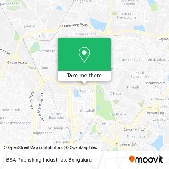 BSA Publishing Industries map