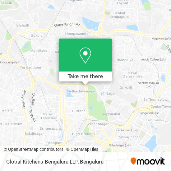 Global Kitchens-Bengaluru LLP map