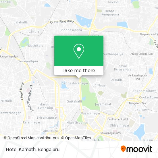 Hotel Kamath map
