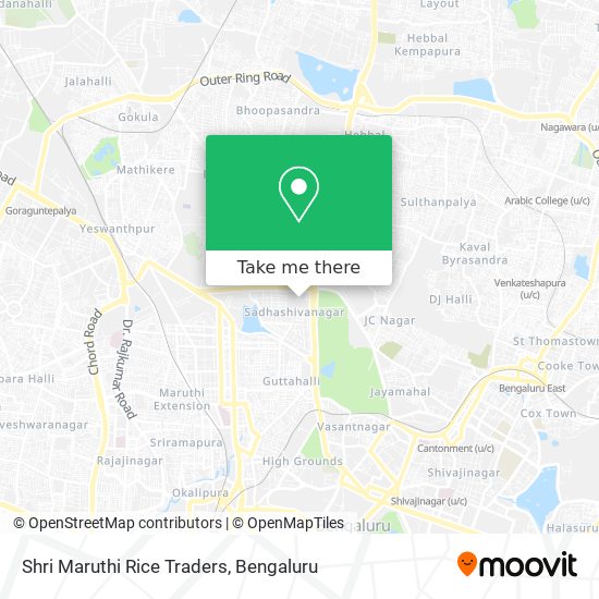 Shri Maruthi Rice Traders map