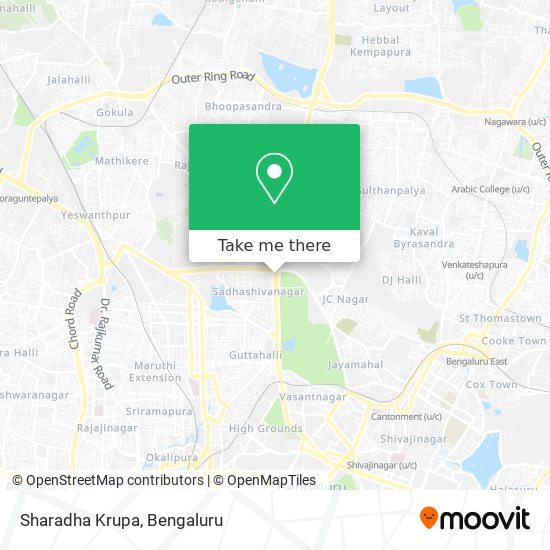 Sharadha Krupa map