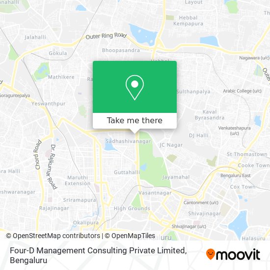 Four-D Management Consulting Private Limited map