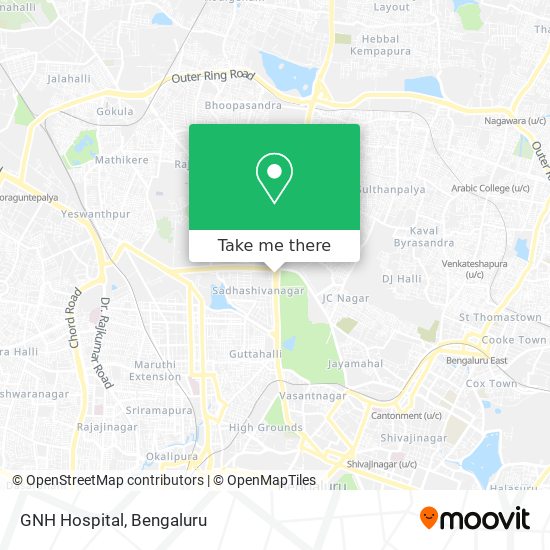 GNH Hospital map