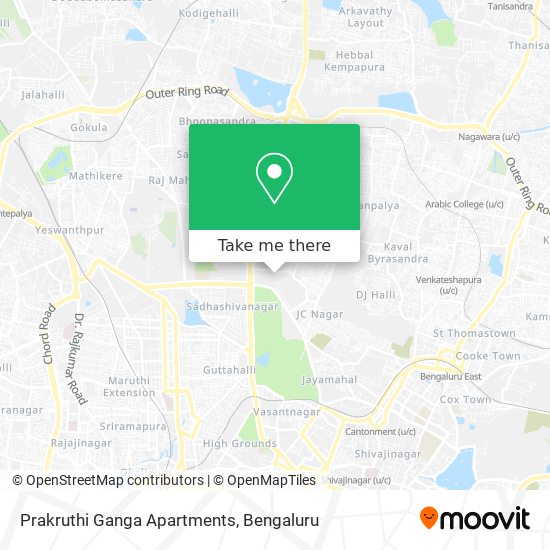 Prakruthi Ganga Apartments map