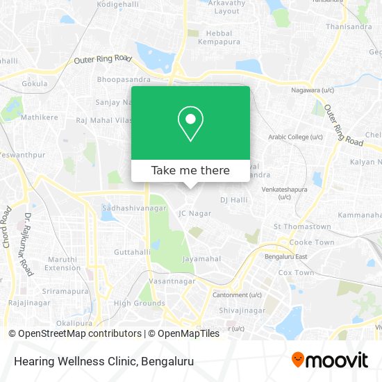 Hearing Wellness Clinic map