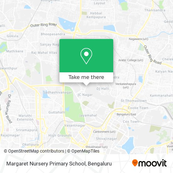 Margaret Nursery Primary School map
