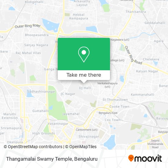 Thangamalai Swamy Temple map