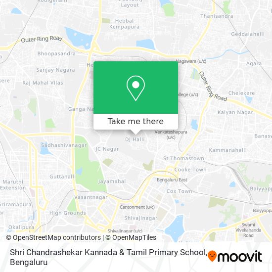 Shri Chandrashekar Kannada & Tamil Primary School map